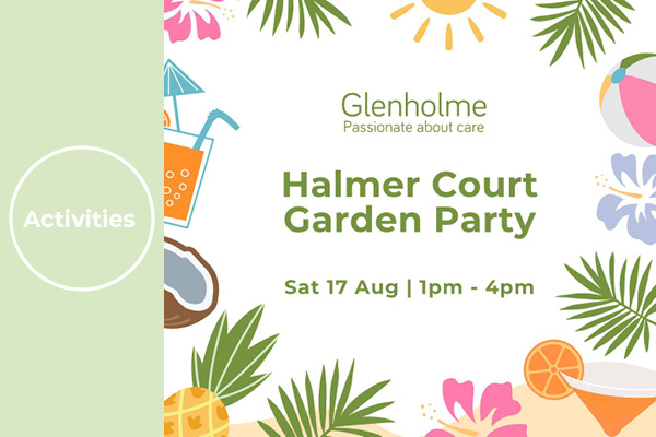 Upcoming Events: Halmer Court Garden Party