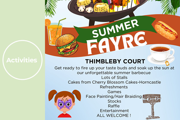 Upcoming Events: Thimbleby Court Summer Fayre